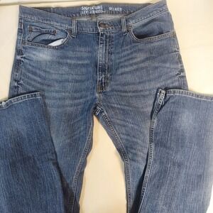 Levi's 914080140 Signature by Levi Strauss Men's Size 36x34 Relaxed Jeans - Read